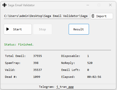 Powerful Email Validator Saga Email Validator new version