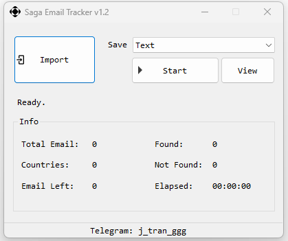 Saga Email Tracker v1.2