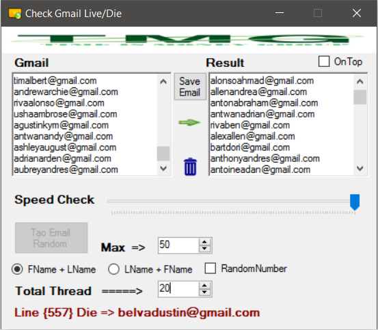  verifies valid Gmail accounts