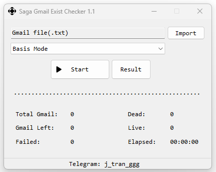 Saga Gmail Exist Checker