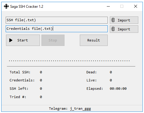 Saga SSH Cracker 1.2