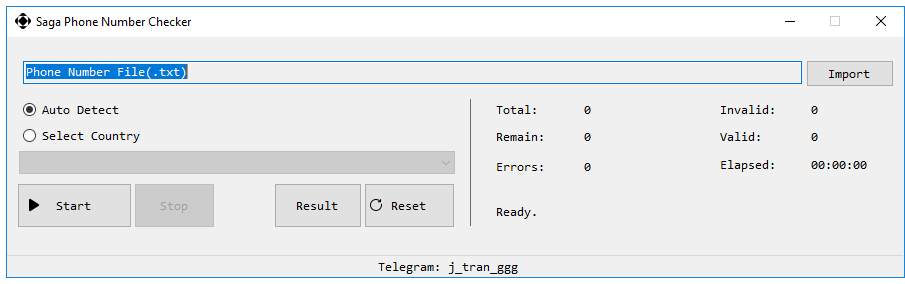 Saga Phone number checker 1