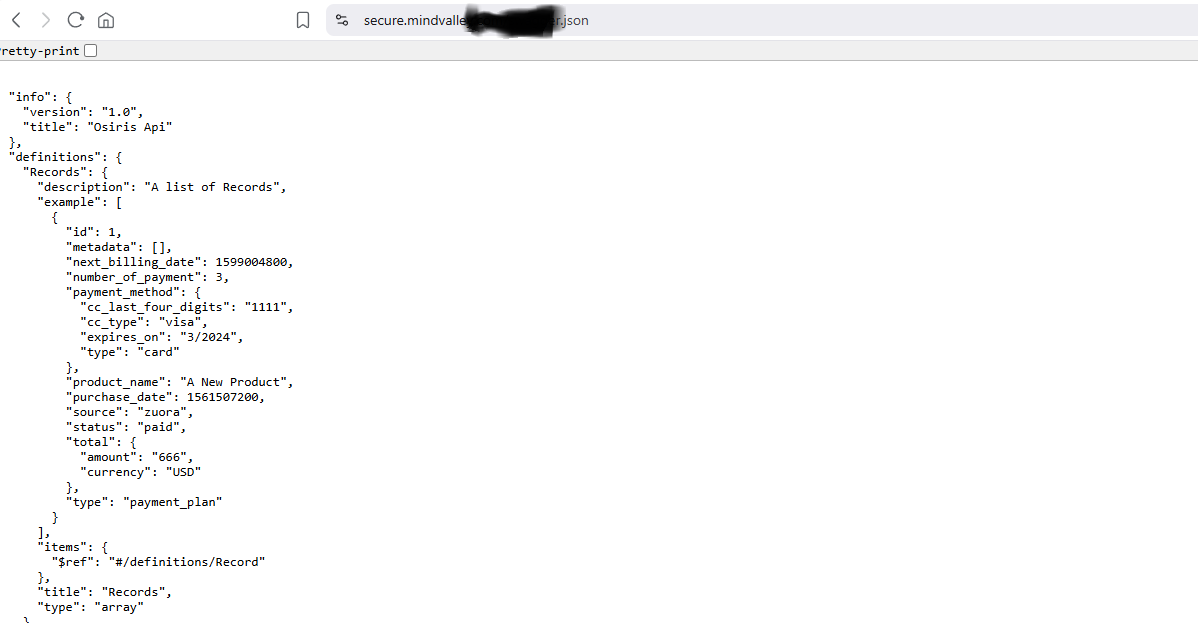 Saga API Leak Scanner proof