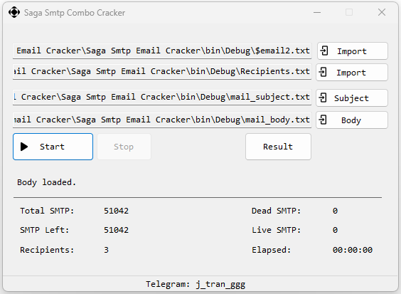 Saga Smtp Combo Cracker Saga SMTP Combo Cracker