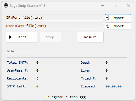 Saga SMTP Cracker Saga Smtp Cracker v1.8