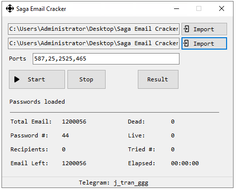 Saga Email Cracker Saga Email Cracker