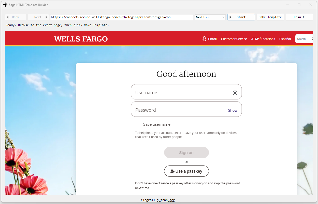 Saga HTML Template Builder Saga HTML Template Builder